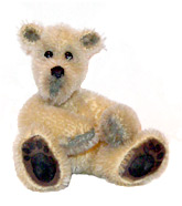 Button - a 4 inch Bear by Claire Nicholson
